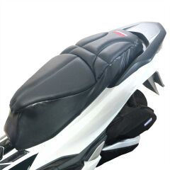 GP Kompozit Honda PCX 125 / 150 2014-2024 Uyumlu Motosiklet Konfor Sele Kılıfı Siyah