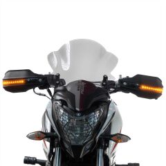 GP Kompozit Honda NT 1100 2022-2023 Uyumlu Led Sinyalli Elcik Koruma Siyah