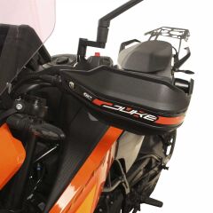 GP Kompozit KTM Duke 250 2024 Uyumlu Plastik Elcik Koruma Siyah