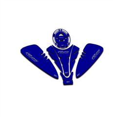 GP Kompozit Yamaha R25 2019-2024 Uyumlu Tank Pad Seti Mavi