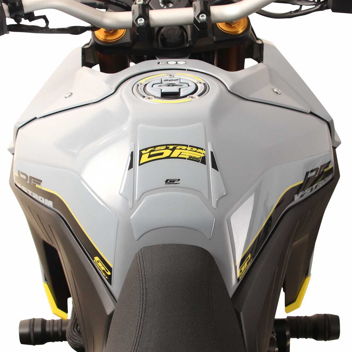 GP Kompozit Suzuki V-Strom 800 DE 2023-2024 Uyumlu Tank Pad Seti Beyaz