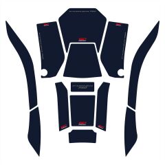 GP Kompozit Honda Forza 750 2021-2024 Uyumlu Tank Pad Seti Lacivert